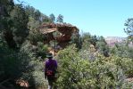 PICTURES/Devils Bridge Hike - Sedona/t_Sharon on Trail2.JPG